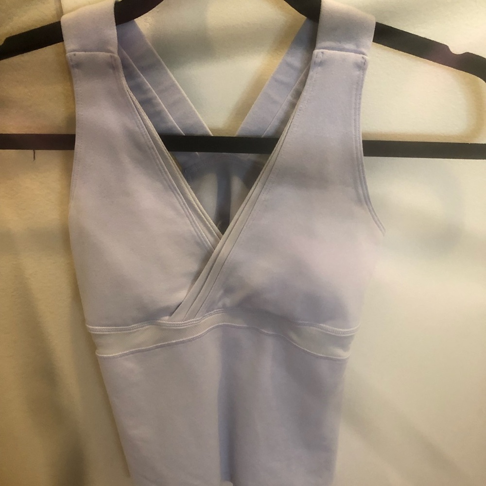 Lululemon Racerback Padded Tank Light Blue - Picture 7 of 8